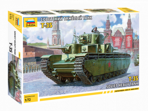 T-35 Soviet heavy tank 1:72 Zvezda 5061