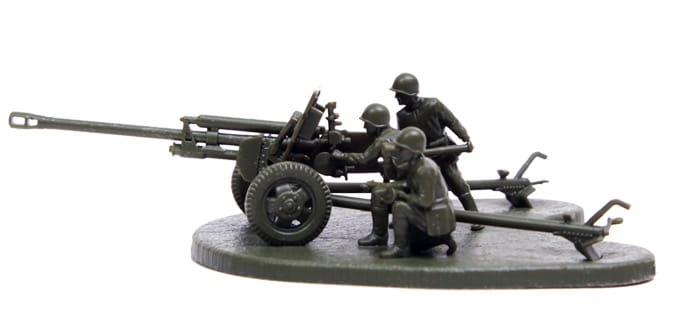 Zdjęcie dodatkowe produktu ZIS-3 radzieckie działo przeciwpancerne 1:72 Zvezda 6253