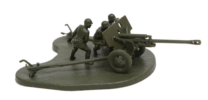 Zdjęcie dodatkowe produktu ZIS-3 radzieckie działo przeciwpancerne 1:72 Zvezda 6253