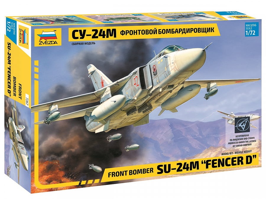 Zdjęcie główne produktu Su-24M Fencer D 1:72 Zvezda 7267