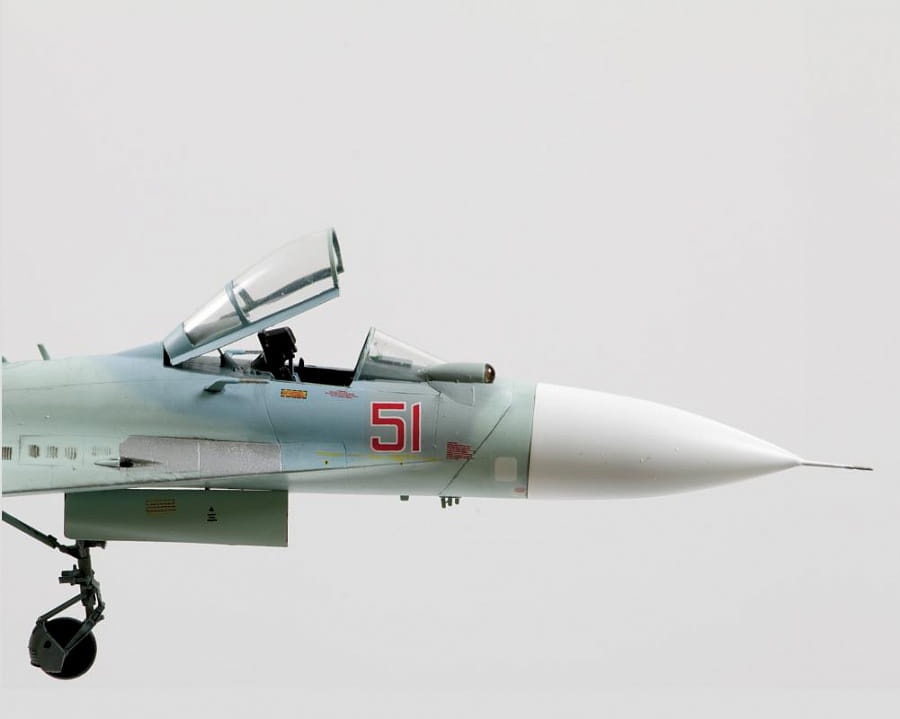 Zdjęcie dodatkowe produktu Su-27SM Flanker B Mod 1 myśliwiec przewagi powietrznej 1:72 Zvezda 7295