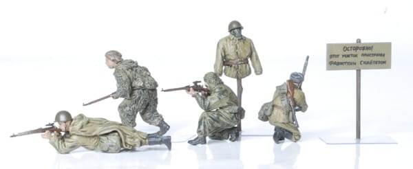 Zdjęcie dodatkowe produktu Sowieccy snajperzy 1941-1943 1:35 Zvezda 3597