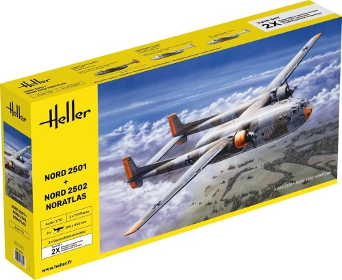 Nord2501 + Nord 2502 NORATLAS (Twin Set) 1:72 Heller 85374