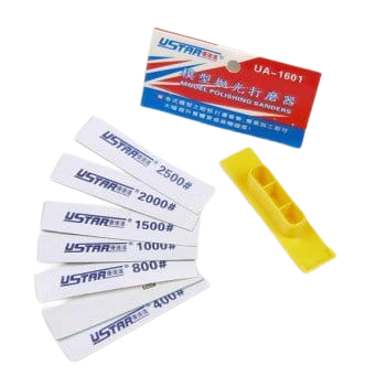 Zdjęcie główne produktu Mała szlifierka z papierami ściernymi U-Star 91601