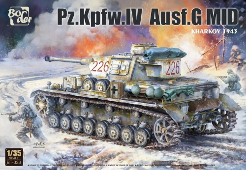 Pz.Kpfw.IV Ausf. G Mid Production Kharkov 1943 1:35 Border Model BT033