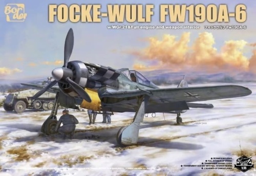 Focke-Wulf Fw190A-6 w/WGr.21 And Full Engine And Weapon Interior 1:35 Border Model BF003