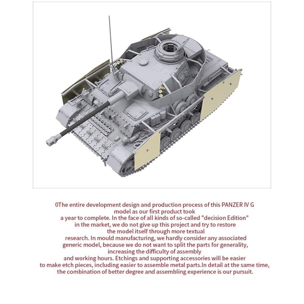 Zdjęcie dodatkowe produktu Pz.Kpfw.IV Ausf.G Mid/Late 2 in 1 1:35 Border Model BT001
