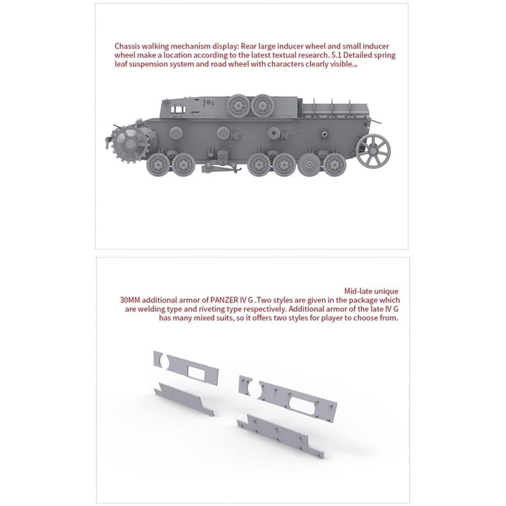 Zdjęcie dodatkowe produktu Pz.Kpfw.IV Ausf.G Mid/Late 2 in 1 1:35 Border Model BT001