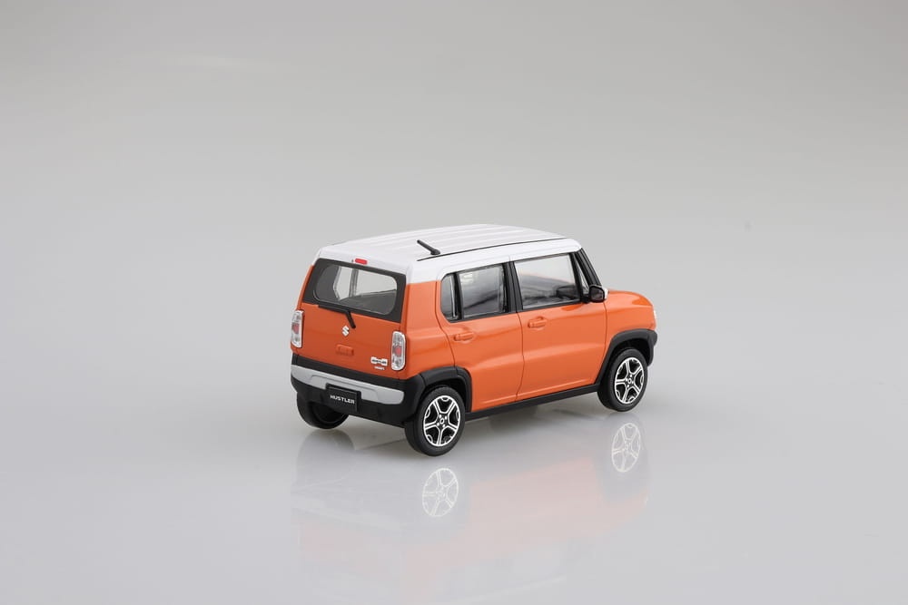 Zdjęcie dodatkowe produktu Suzuki Hustler (Passion Orange) SNAP KIT 1:32 Aoshima 05832