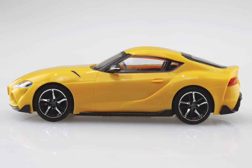 Zdjęcie dodatkowe produktu Toyota GR Supra (Lightning Yellow) SNAP KIT 1:32 Aoshima 05888