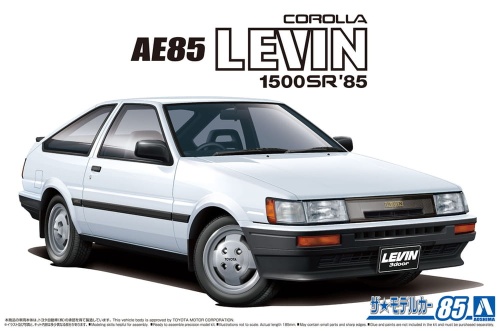 Toyota AE85 Corolla Levin 1500SR \'85 1:24 Aoshima 05968