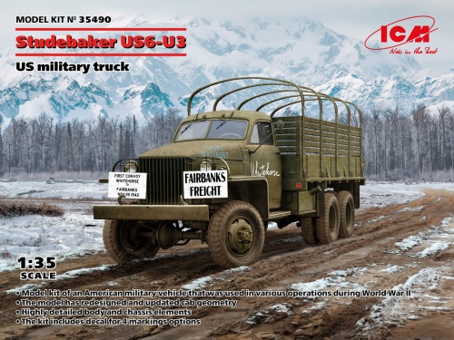 Studebaker US6-U3 1:35 ICM 35490