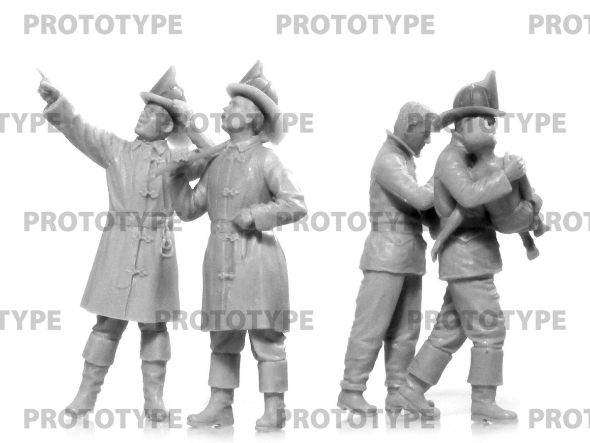 Zdjęcie dodatkowe produktu American Fire Truck Crew (1910s) 1:35 ICM 35622