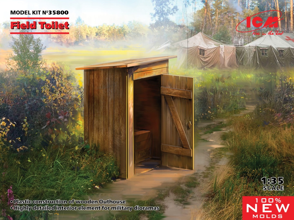 Zdjęcie główne produktu Field Toilet 1:35 ICM 35800