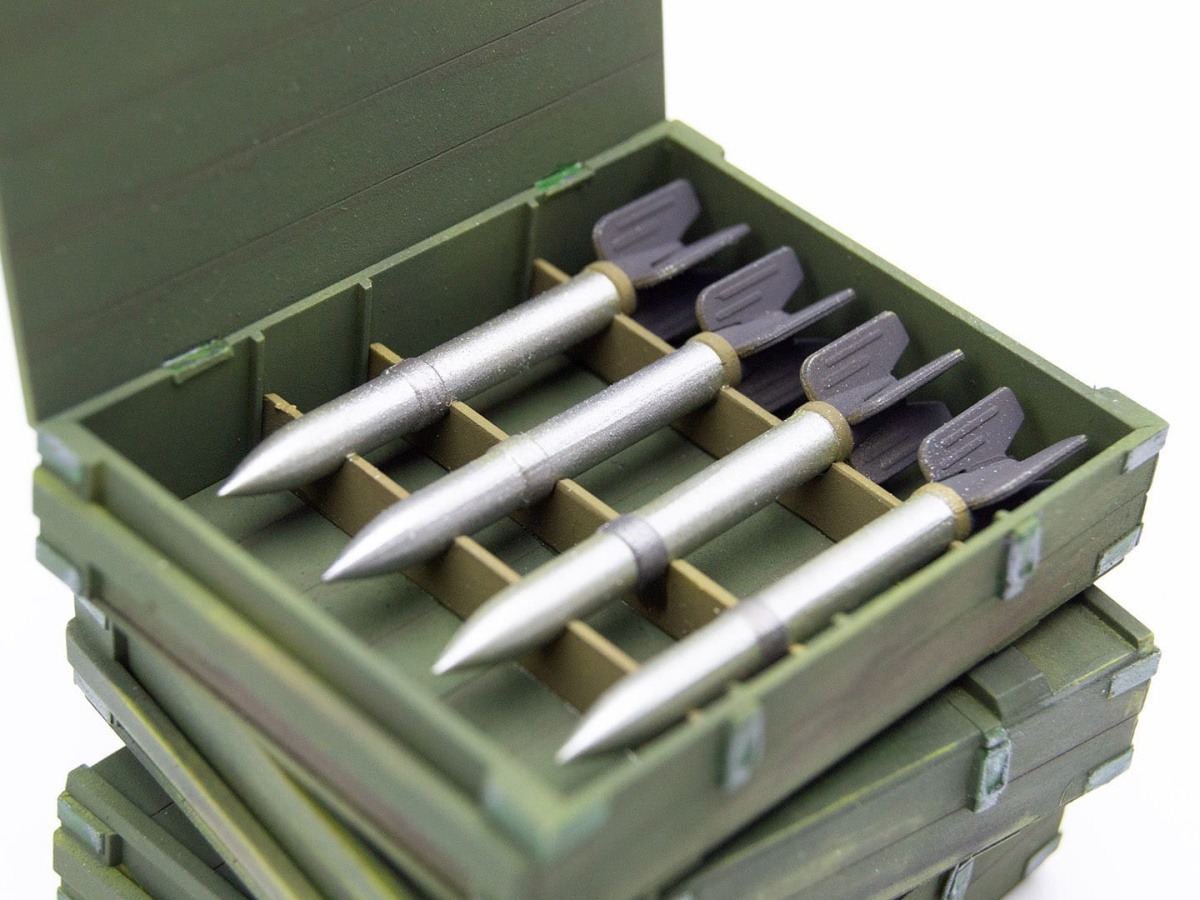 Zdjęcie dodatkowe produktu RS-132 Ammunition Boxes 1:35 ICM 35795