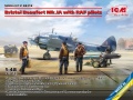 Zdjęcie główne produktu Bristol Beaufort Mk.IA with RAF pilots 1:48 ICM 48313