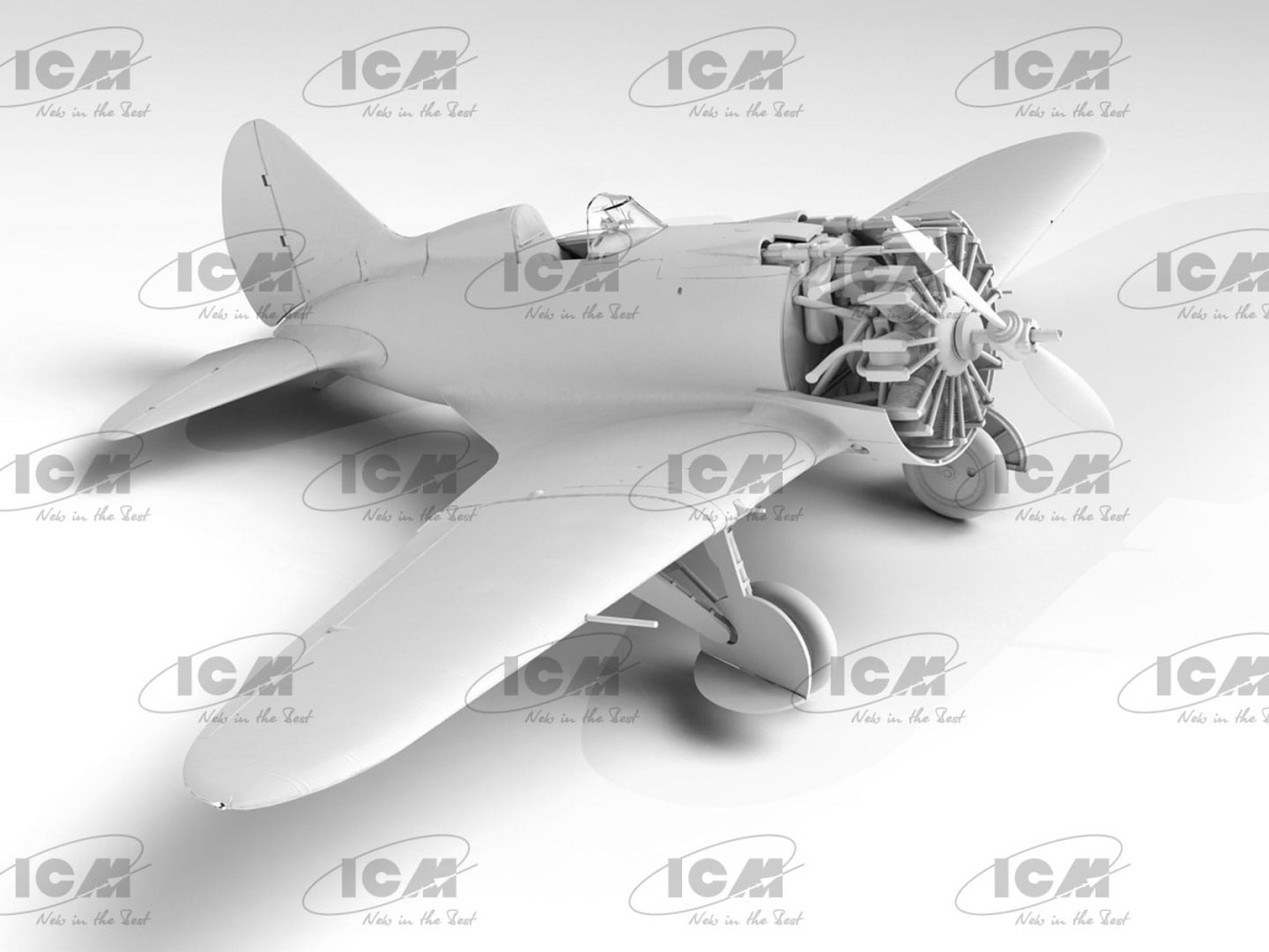 Zdjęcie dodatkowe produktu I-16 type 10 with Chinese pilots 1:32 ICM 32008