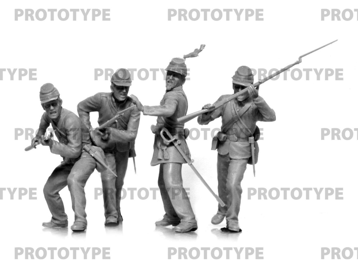 Zdjęcie dodatkowe produktu American Civil War Union Infantry. Set 2 1:35 ICM 35023