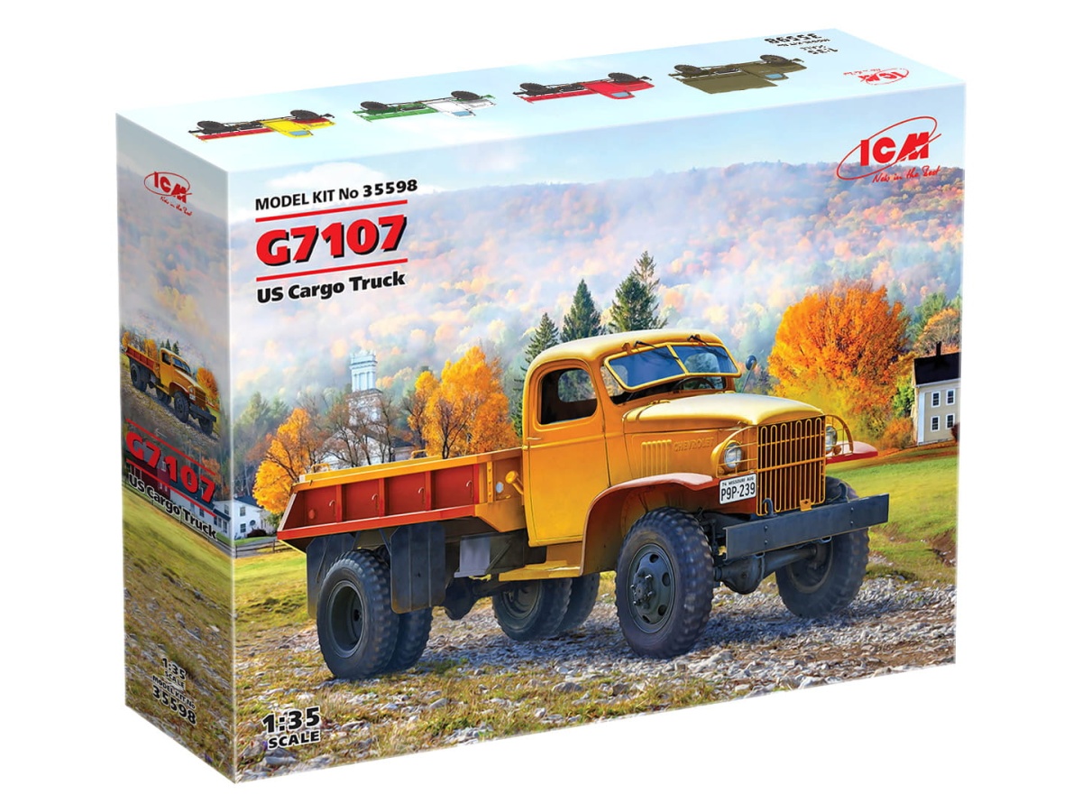 Zdjęcie dodatkowe produktu G7107 US Cargo Truck 1:35 ICM 35598