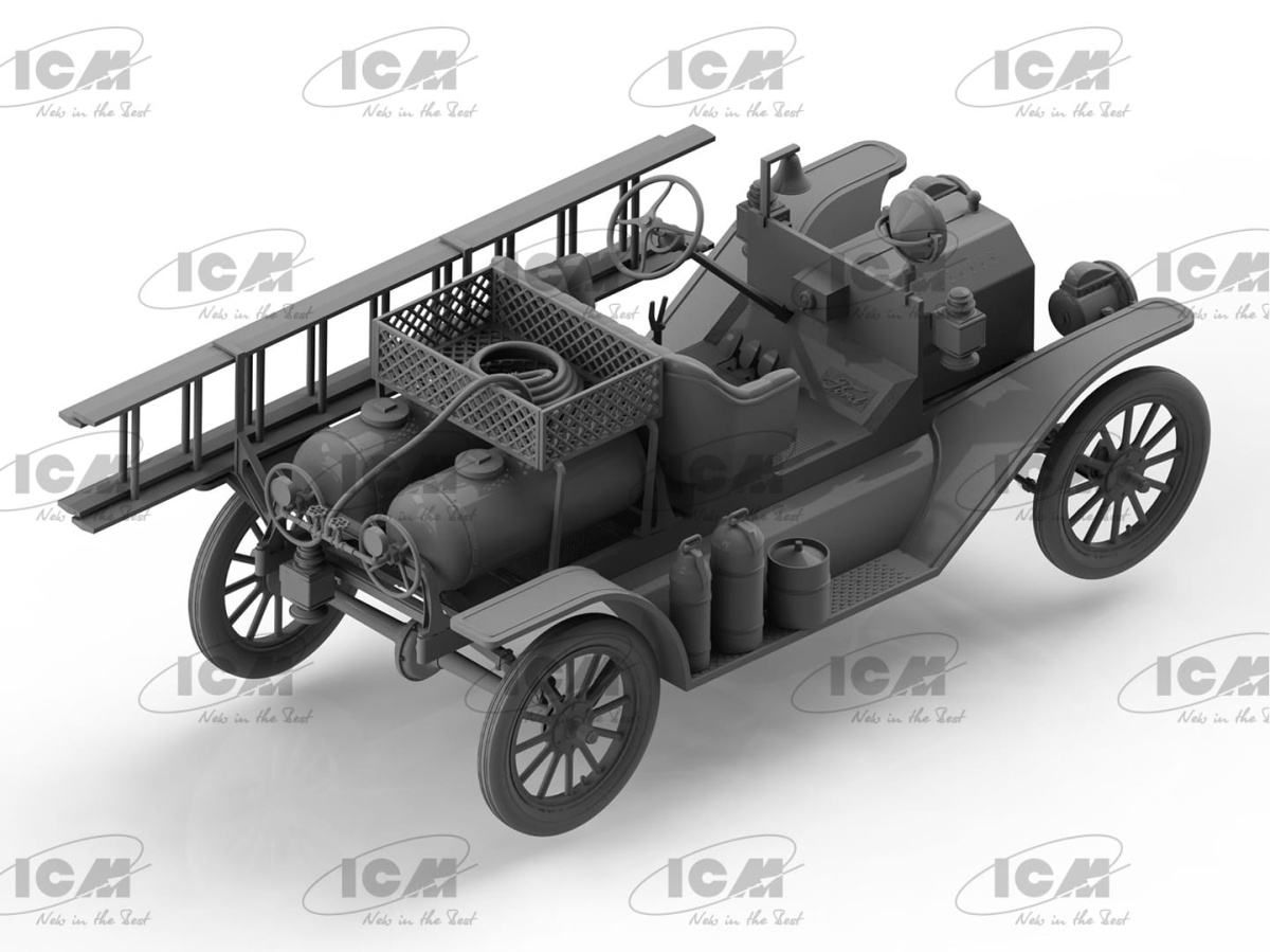 Zdjęcie dodatkowe produktu Model T 1914 Fire Truck with Crew 1:35 ICM 35606