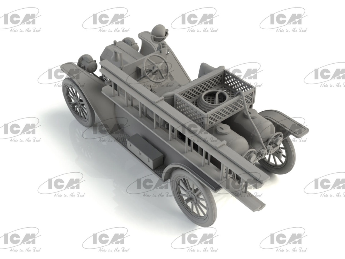 Zdjęcie dodatkowe produktu Model T 1914 Fire Truck with Crew 1:35 ICM 35606