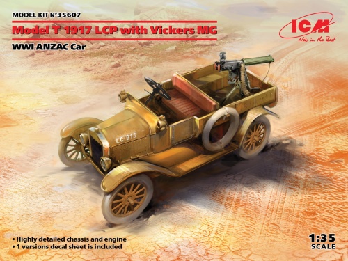 Model T 1917 LCP with Vickers MG 1:35 ICM 35607