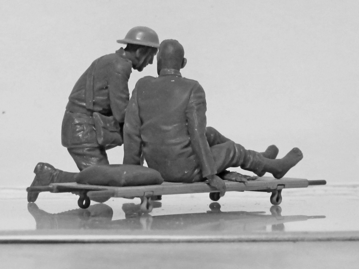 Zdjęcie dodatkowe produktu WWI US Medical Personnel (4 figurki) 1:35 ICM 35694