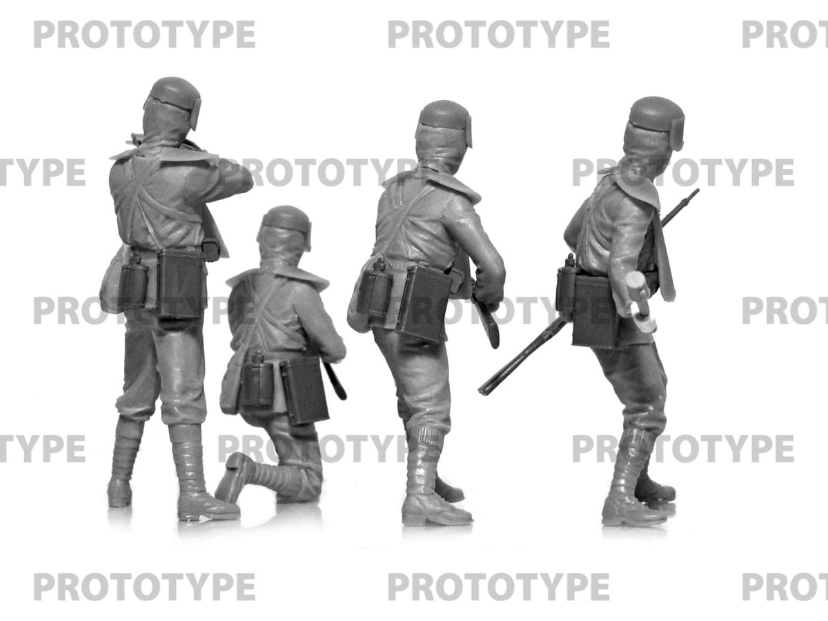 Zdjęcie dodatkowe produktu WWI Italian Infantry in armor (4 figurki) 1:35 ICM 35721