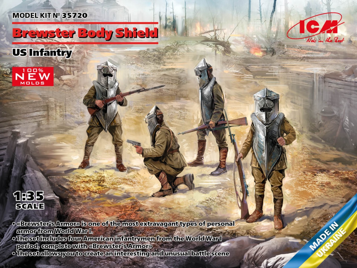 Zdjęcie główne produktu Brewster Body Shield 1:35 ICM 35720