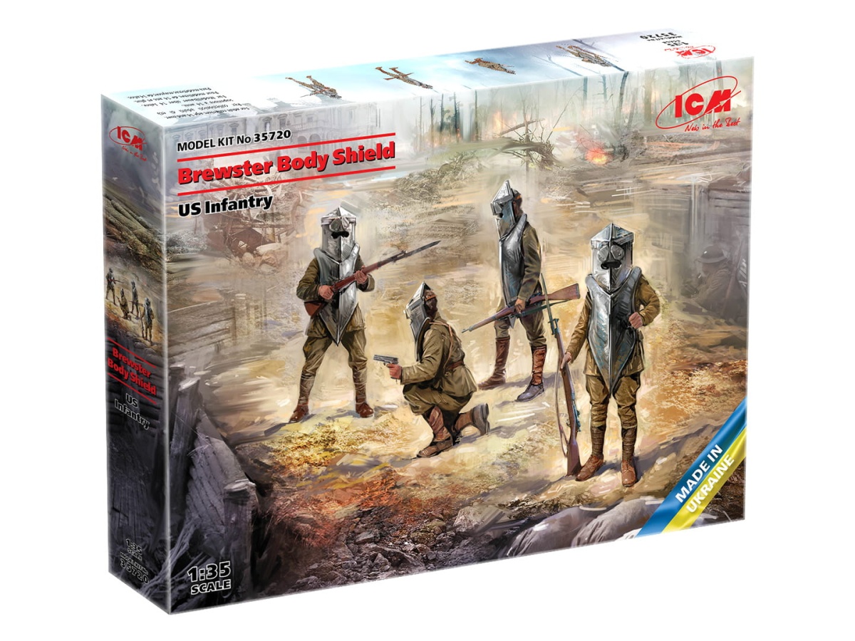 Zdjęcie dodatkowe produktu Brewster Body Shield 1:35 ICM 35720