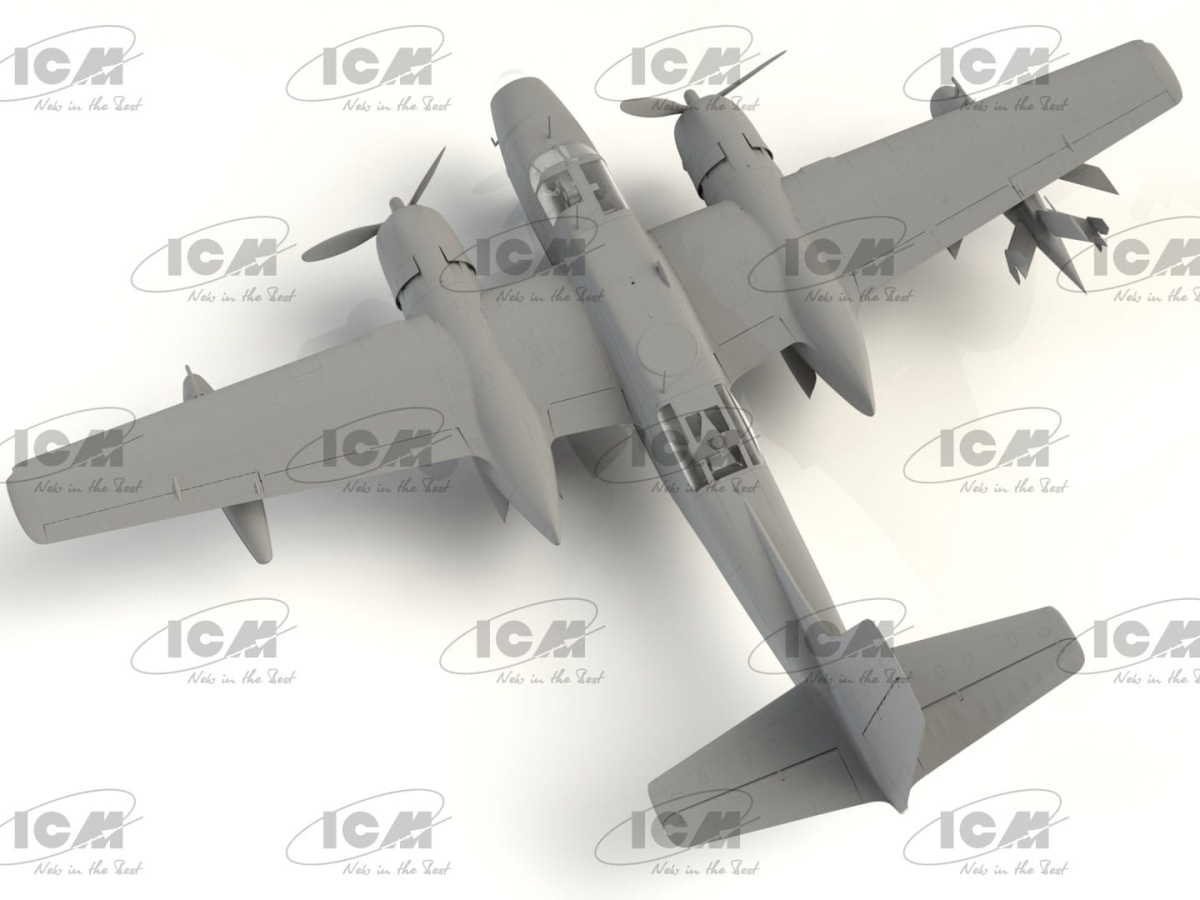 Zdjęcie dodatkowe produktu Jig Dog JD-1D Invader with KDA-1 drone 1:48 ICM 48289