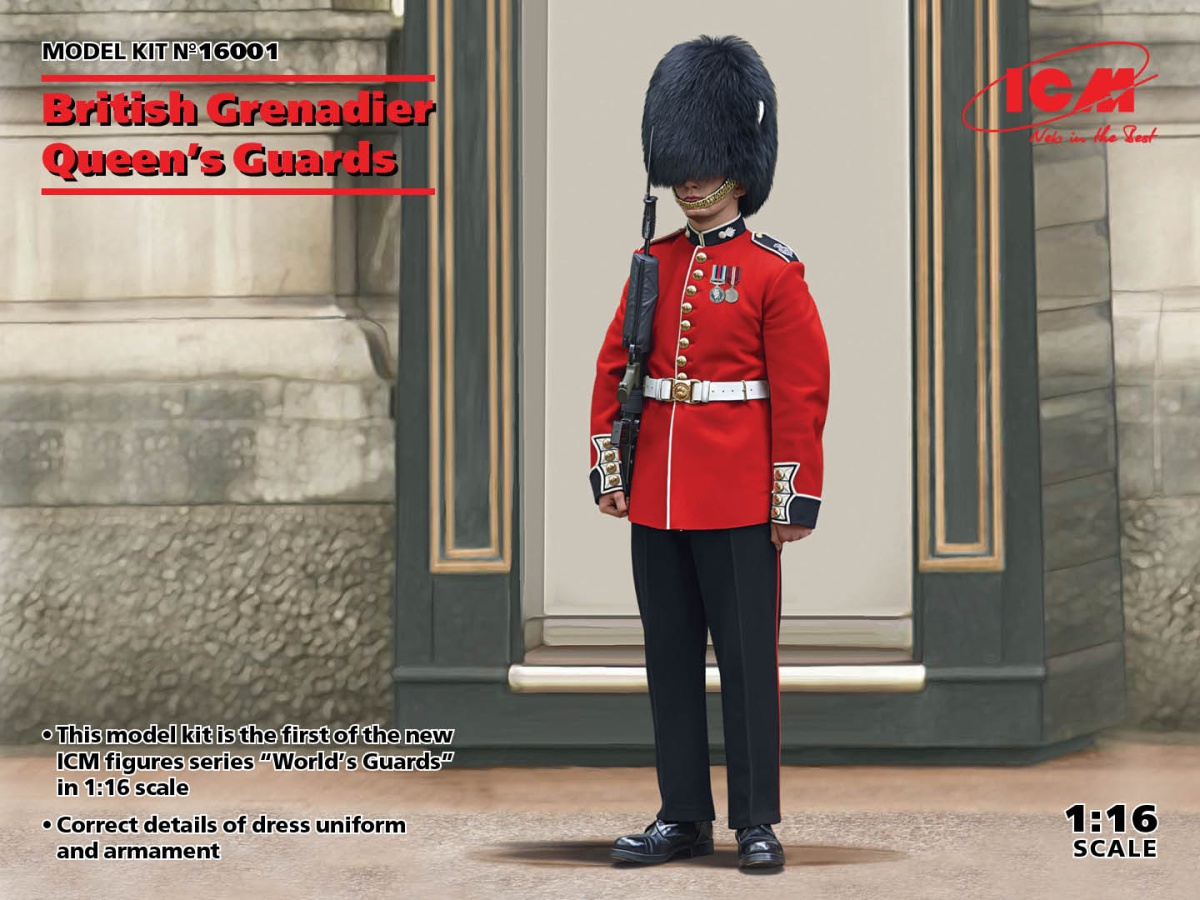 Zdjęcie główne produktu British Grenadier Queens Guards 1:16 ICM 16001