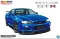 Zdjęcie główne produktu Nissan Skyline R34 GT-R V-spec II BNR34 Pre-painted 1:24 Aoshima 06557