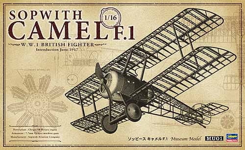 Zdjęcie główne produktu Sopwith Camel F.1 1:16 Hasegawa MU01