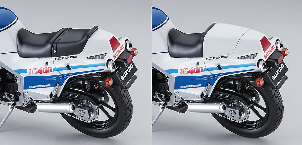 Zdjęcie dodatkowe produktu Suzuki RG400 Gamma Early Version (1985) 1:12 Hasegawa BK9