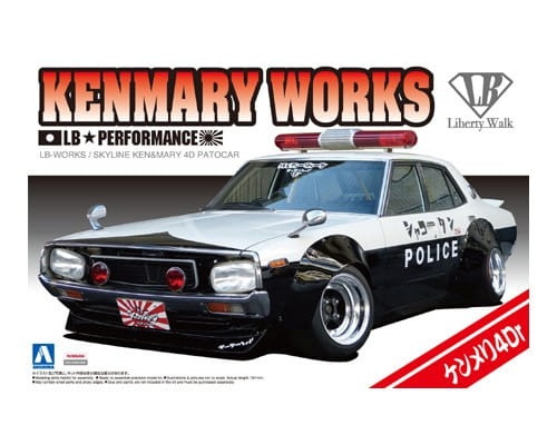 Zdjęcie główne produktu Nissan LB-Works Ken Mary 4dr Patrol Car 1:24 Aoshima 01068