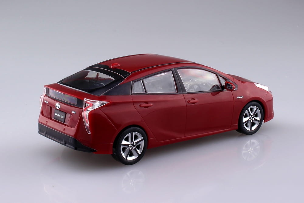Zdjęcie dodatkowe produktu Toyota Prius (Emotional Red) SNAP KIT 1:32 Aoshima 05417