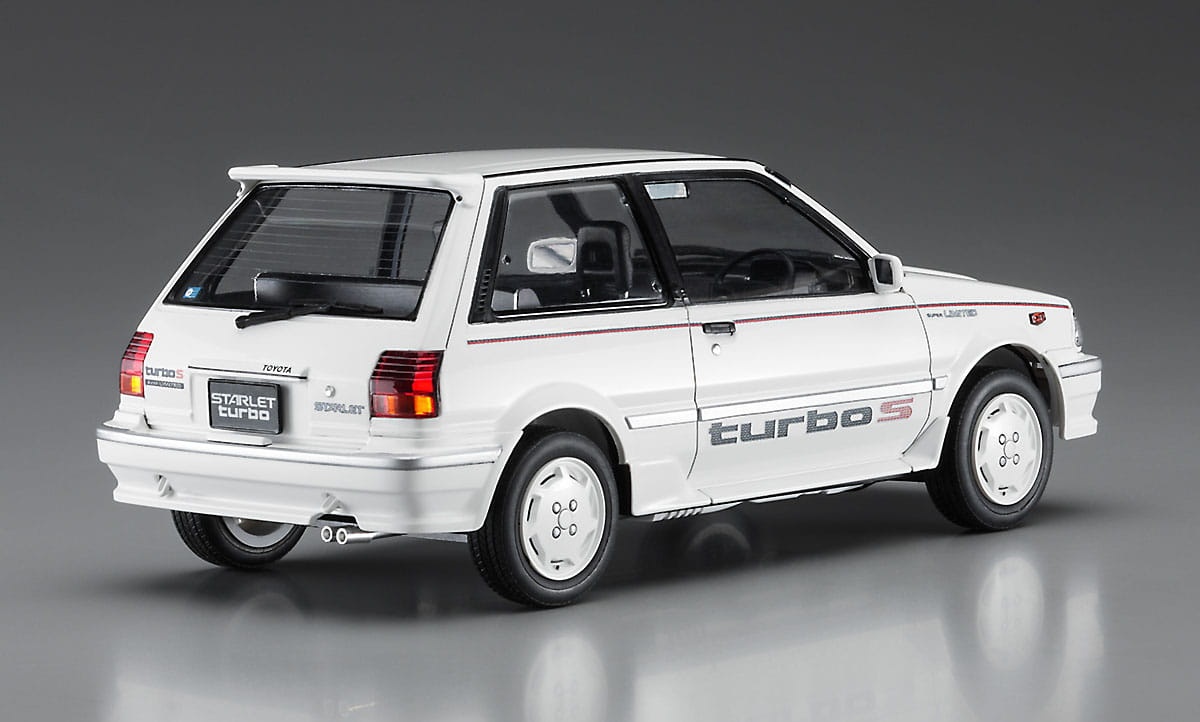 Zdjęcie dodatkowe produktu Toyota Starlet EP71 Turbo-S 1:24 Hasegawa 20508