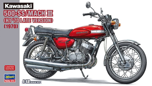 Kawasaki 500-SS/MACH III H1 \'70 Late Version 1:12 Hasegawa 21731