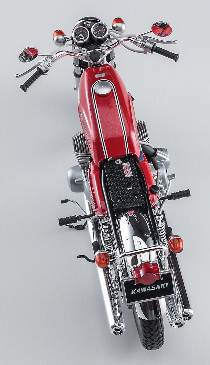 Zdjęcie dodatkowe produktu Kawasaki 500-SS/MACH III H1 '70 Late Version 1:12 Hasegawa 21731