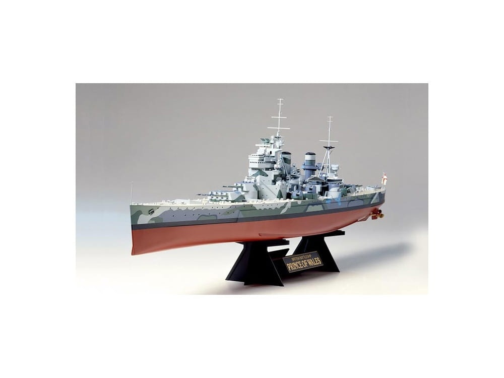 Zdjęcie dodatkowe produktu British Battleship Prince of Wales 1:350 Tamiya 78011