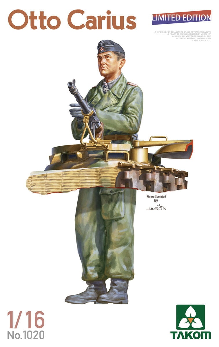 Zdjęcie główne produktu Otto Carius (Limited Edition) 1:16 Takom 1020