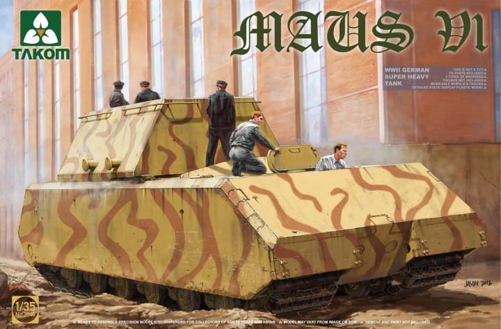 Zdjęcie główne produktu German Super Heavy Tank Maus V1 1:35 Takom 2049