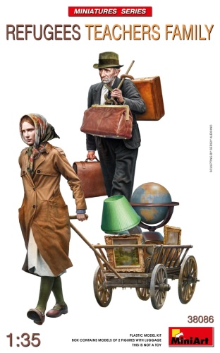 Refugees Teachers Family 1:35 MiniArt 38086