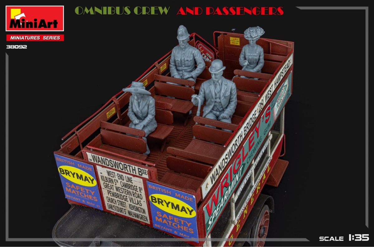 Zdjęcie dodatkowe produktu Omnibus Crew and Passengers 1:35 MiniArt 38092