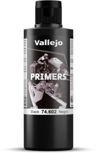 Vallejo 74602 Black Surface Primer Black 200ml