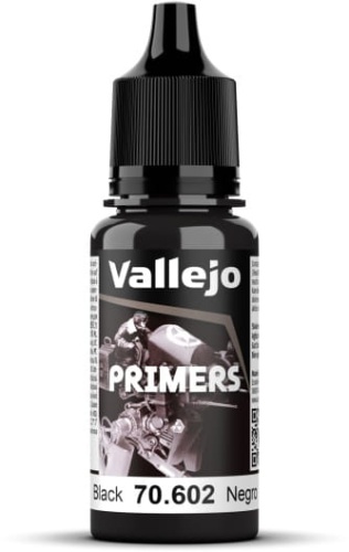 Vallejo 70602 Black Surface Primer Black Paint 18ml