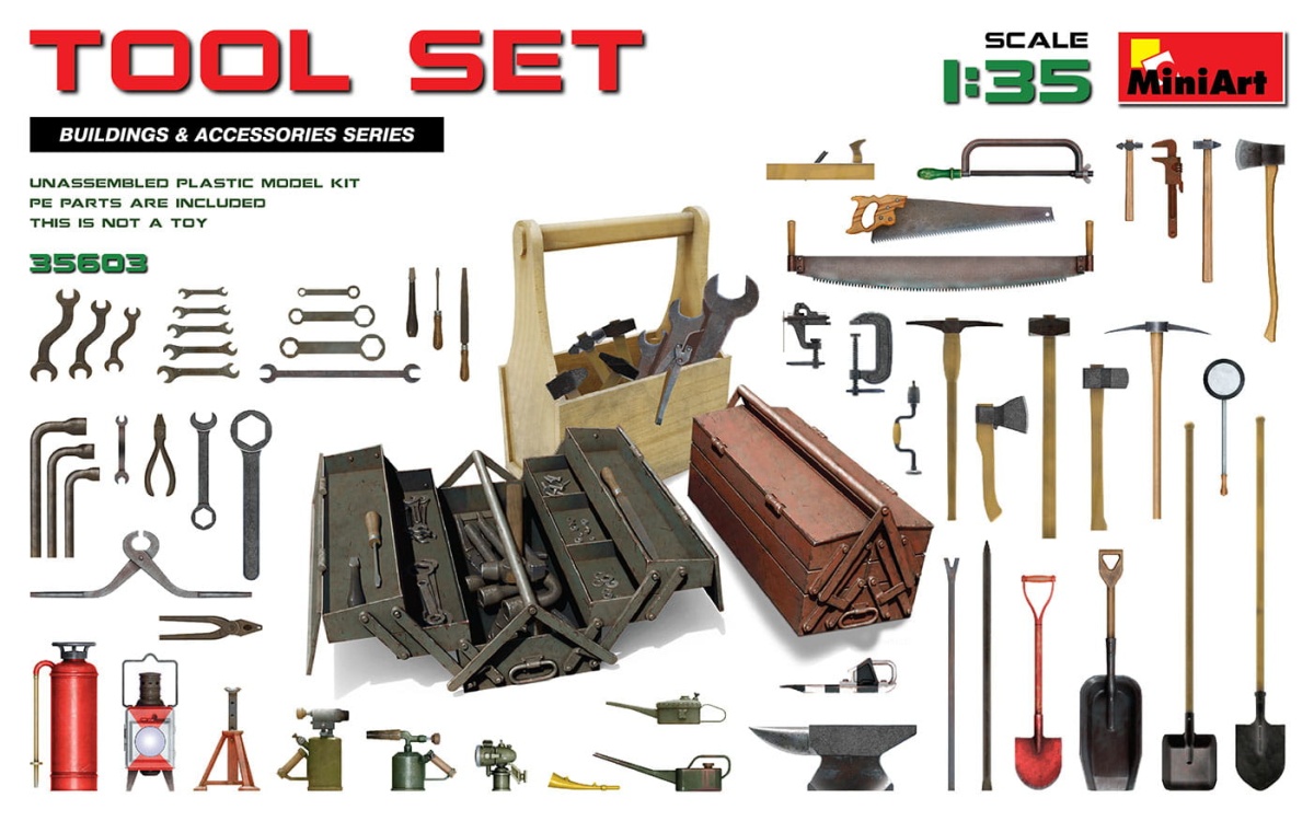 Zdjęcie główne produktu Tool Set 1:35 MiniArt 35603