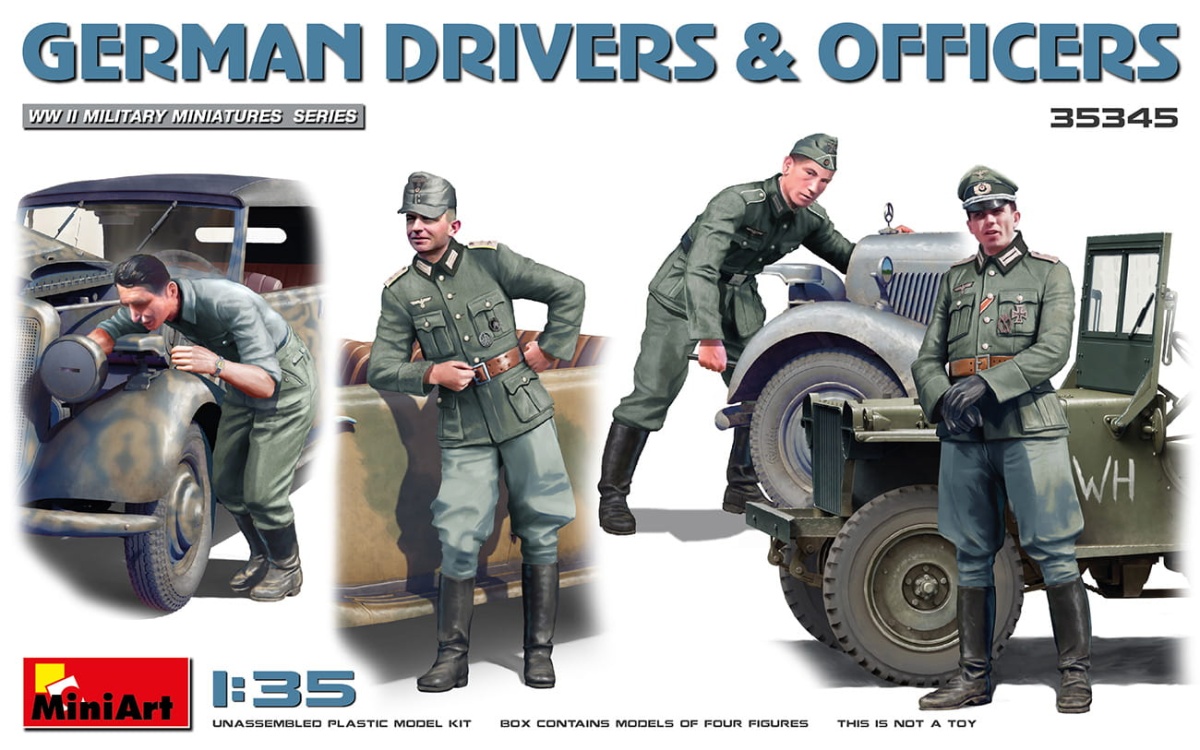 Zdjęcie główne produktu German Drivers and Officers 1:35 MiniArt 35345