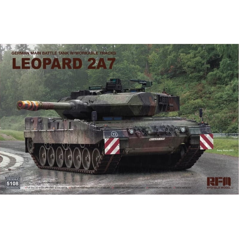Zdjęcie główne produktu German Main Battle Tank Leopard 2 A7 1:35 Rye Field Model 5108